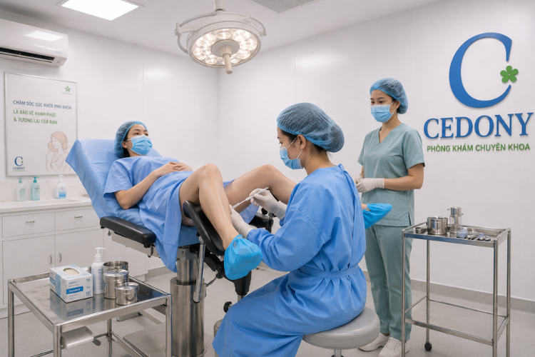 Đặt thuốc điều trị HPV tại Cedony